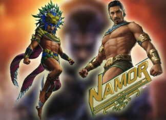 Así luce la figura de acción de Tenoch como Namor figura