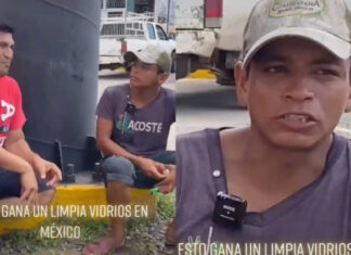 Limpiaparabrisas se hace viral en TikTok por revelar cuánto gana al día limpiaparabrisas