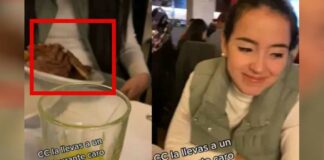 Pareja se vuelve viral por llevar tupper a restaurante caro pareja