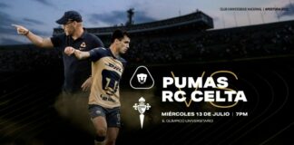 Pumas recibe al Celta de Vigo ¿Dónde puedo verlo?