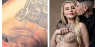 ¡Checa! Santa Fe Klan se tatúa la cara de su novia Maya Nazor santa-fe-klan