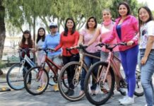 Mujeres participan en primer taller “Biciescuela” Mujeres