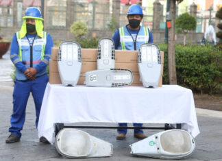 Ayuntamiento interviene más de 40 mil luminarias en Puebla Ayuntamiento