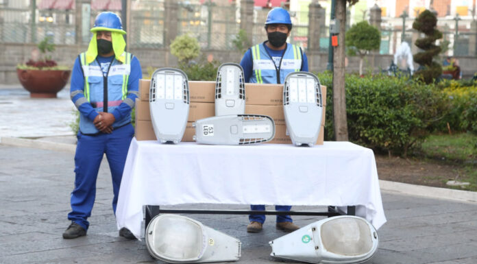 Ayuntamiento interviene más de 40 mil luminarias en Puebla Ayuntamiento