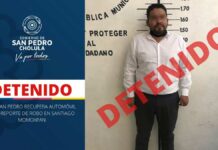 Domingo “N” fue detenido con vehículo reportado como robado Domingo