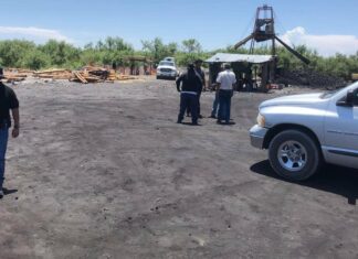 Reportan 9 mineros atrapados en una mina de carbón en Coahuila