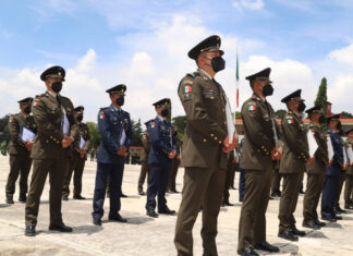 Celebran en Puebla graduación de Escuela de Mando del Ejército Puebla
