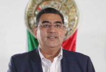 Sergio Salomón pide “piso parejo” a Mario Delgado tras visita a Puebla Sergio