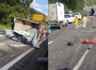 Volcadura deja 3 muertos en la Acatzingo – Ciudad Mendoza volcadura