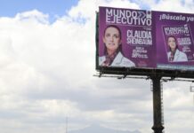 PAN denuncia espectaculares de Sheinbaum; ya no está permitido, dice