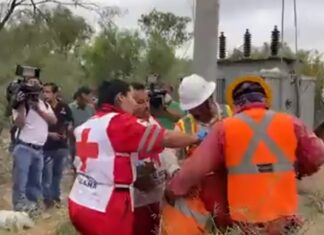 Un trabajador sale herido en el rescate de mineros en Coahuila