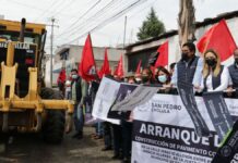 Encabeza Paola Angon inicio de obra en Santiago Momoxpan