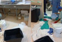 Quirófanos del Hospital IMSS La Margarita se inundan tras problema en tubería
