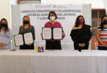 Firman convenio de colaboración Cholula y Gobernación en derecho de niñas y mujeres