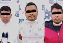 Detienen a 3 sujetos por portación ilegal de armas en Villa Guadalupe