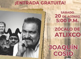 Joaquín Cosío asistirá al “Ciclo de Lecturas, Cuéntame de Atlixco”