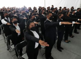 Rinden protesta 188 nuevos integrantes de la FGE