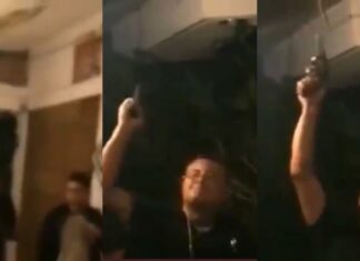 Captan a policía supuestamente ebrio manipulando arma en bar de Texmelucan