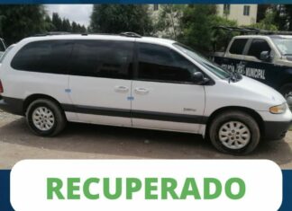 Recuperan camioneta robada en San Pedro Cholula