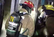 Bomberos sofocan incendio en mercado Zapata bomberos