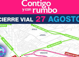 ¡Ojo! Habrá cierres viales esta noche en Puebla capital cierres