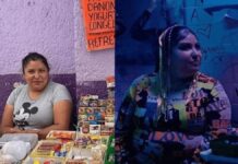 Danna Paola incluye a vendedora de dulces en su video musical danna