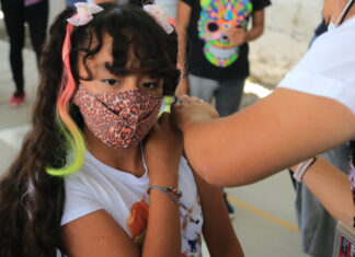 Anuncian primeras y segundas dosis contra COVID-19 a menores de 115 municipios dosis