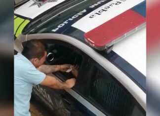 Suspenden a elemento de Tránsito por recibir supuesta ‘mordida’ Elemento