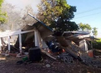 Explosión de polvorín en Ocozocoautla deja daños materiales explosión