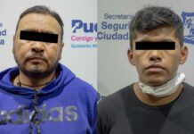 Atrapan a dos hombres por robo a Elektra de la 11 sur Hombres