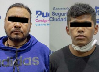 Atrapan a dos hombres por robo a Elektra de la 11 sur Hombres