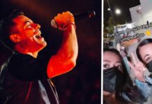 Mamá llora al asistir a concierto de Carlos Rivera mamá