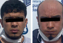 Detienen a dos por robo a pasajero de ruta Amozoc policía