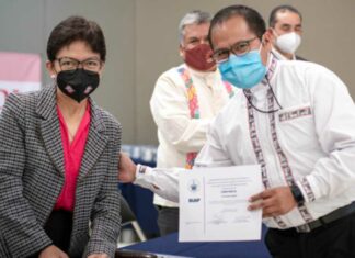 Rectora Lilia Cedillo clausura el Diplomado Internacional en Lingüística Aplicada 2022 rectora