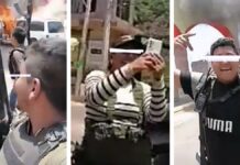 Sicarios se graban tras balacera en Michoacán sicarios