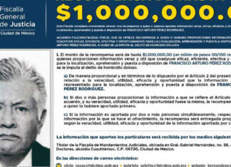 Ofrecen 1 mdp por información sobre DRO del Colegio Rébsamen