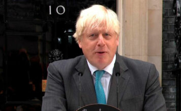 Boris Johnson da su último discurso como primer ministro de UK Boris Johnson