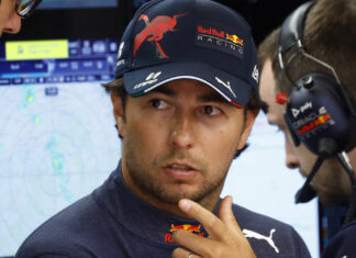 Checo Pérez con problemas en la clasificación del GP de México Checo