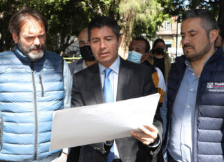Supervisa Eduardo Rivera obras de rehabilitación en Paseo Bravo Eduardo-Rivera