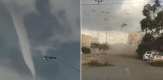 Tornado sorprende a habitantes de Guamúchil, Sinaloa Guamúchil