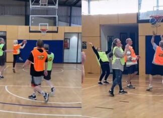 Abuelitos rompen internet con increíble juego de basquet abuelitos