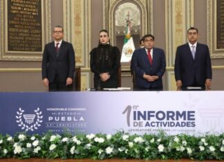 Sergio Salomón rinde 1er Informe de Actividades de la LXI Legislatura