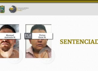 Dan 50 años de prisión por secuestro a 2 sujetos en Huejotzingo