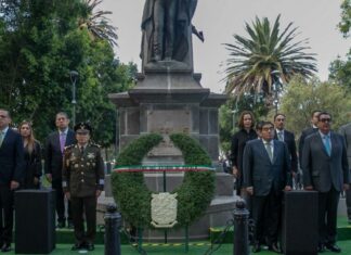 Puebla conmemora el 236 aniversario del natalicio de Nicolás Bravo