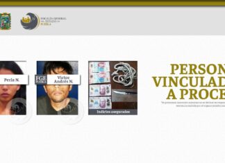 Procesan a par de asaltantes de taxista en Puebla capital