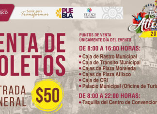 ¿Ya tienes boletos para la Feria de Atlixco? Conoce los puntos de venta boletos