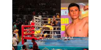 Boxeador colombiano queda en coma tras ser noqueado boxeador