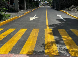 Pavimentan calle principal de colonia Mártir de Chinameca en Atlixco calle