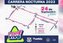 ¡Checa! Habrá cierres viales por Carrera Nocturna BUAP cierres