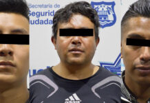 Caen tres extorsionadores en colonia Viveros del Valle extorsionadores